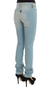 Costume National Chic Super Slim Blue Jeans