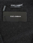 Dolce & Gabbana Chic Gray Oversize Knitted Cashmere Pullover