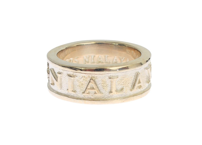 Nialaya Silver Splendor Sterling-Ring für Herren