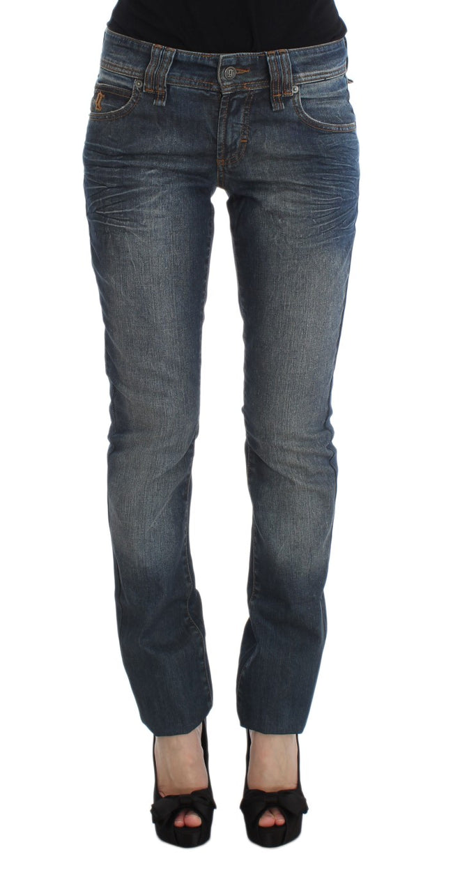 Schicke Slim Fit-Jeans von John Galliano in Blau