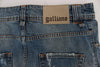 John Galliano Chic Boyfriend Blue Wash Jeans