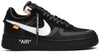 Off-White x Air Force 1 Low 'Black' 2018 Sneakers for Men