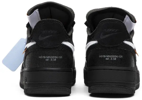 Off-White x Air Force 1 Low 'Black' 2018 Sneakers for Men