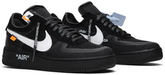 Off-White x Air Force 1 Low 'Black' 2018 Sneakers for Men