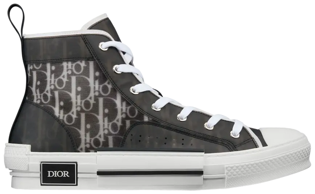 Dior B23 High 'Dior Oblique - Black White' Sneakers