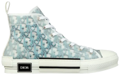 Dior B23 High 'Dior Oblique Pixel - Dark Blue' Sneakers for Men
