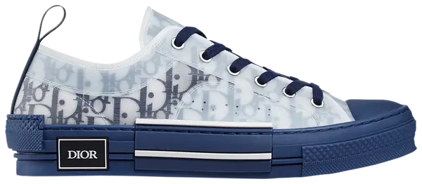 Dior B23 Low 'Dior Oblique - Blue' Sneakers