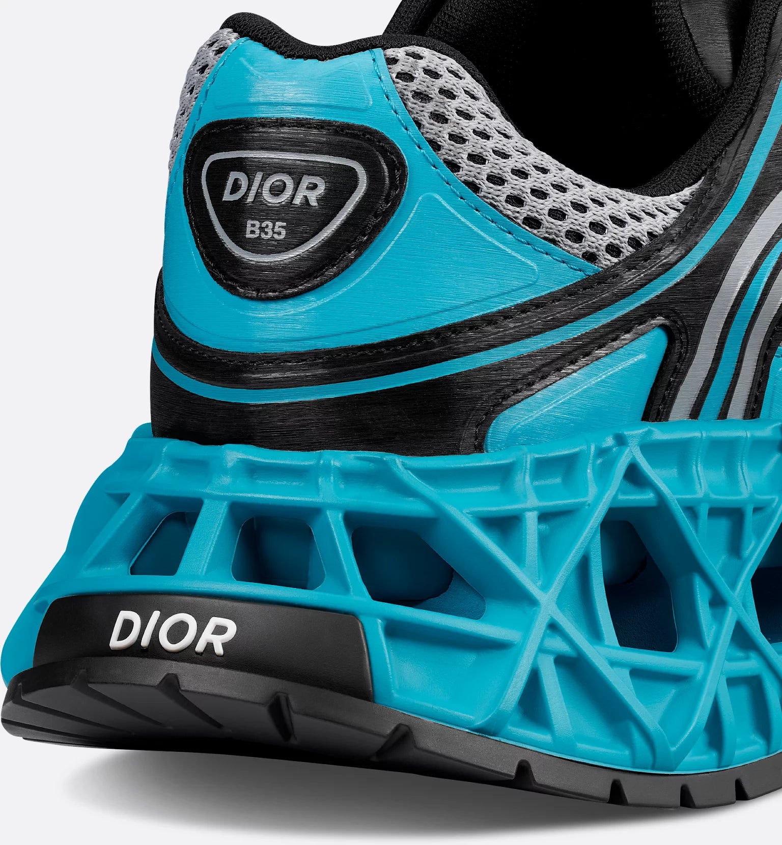 Dior B35 NXXT Sneaker – Limited and Numbered Edition in Neon Blue & Black