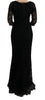 Dolce & Gabbana Elegant Black Sheath Dress with Silk Lining