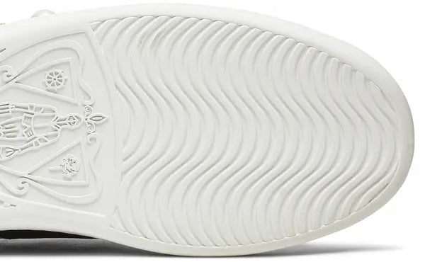 Gucci Wmns Ace Studded 'White' Leather Sneaker with Silver-Tone Spike Detailing