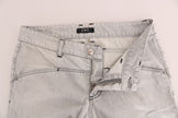 Costume National Sophisticated Gray Super Slim Jeans