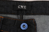Costume National Sleek Dark Blue Super Slim Jeans