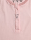 Dolce & Gabbana Schickes rosa Baumwoll-T-Shirt mit Blumenmuster