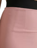 Dolce & Gabbana – Eleganter Bleistiftrock mit hoher Taille in Pink