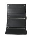 Dolce & Gabbana Elegante schwarze Leder-Umhängetasche