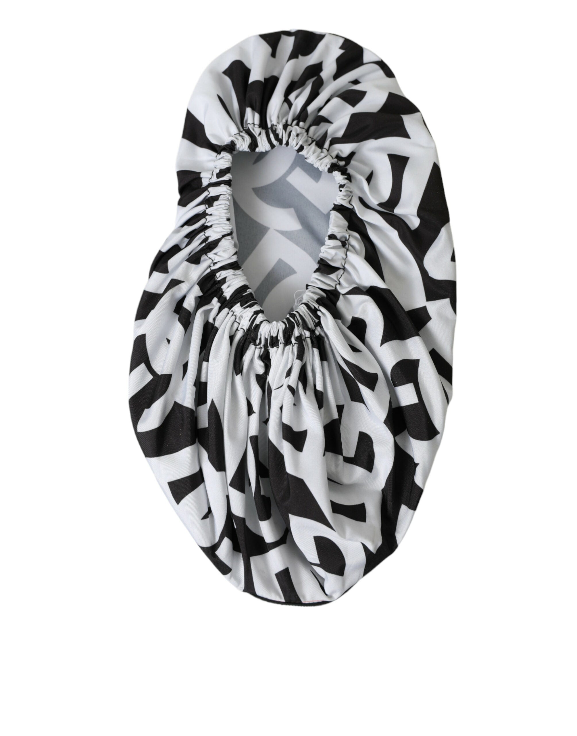 Dolce & Gabbana Zapatos planos sin cordones de nailon con estampado de logo blanco