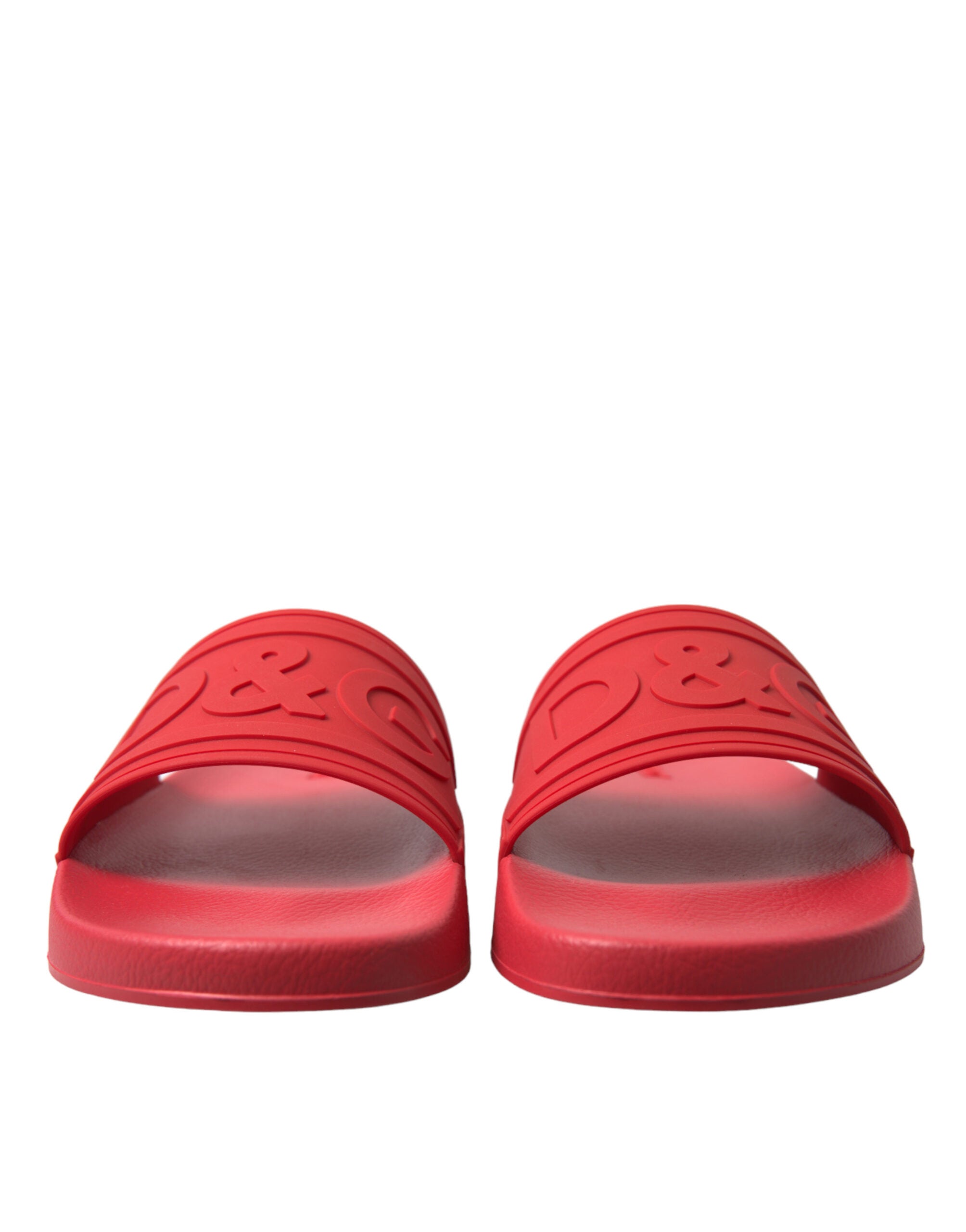 Dolce & Gabbana – Slide-Sandalen für Herren in strahlendem Rot