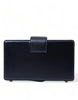 Dolce & Gabbana Elegante dunkelblaue Box-Tasche aus Lammleder