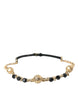 Dolce & Gabbana Elegant Crystal Bounce Leather Waist Belt