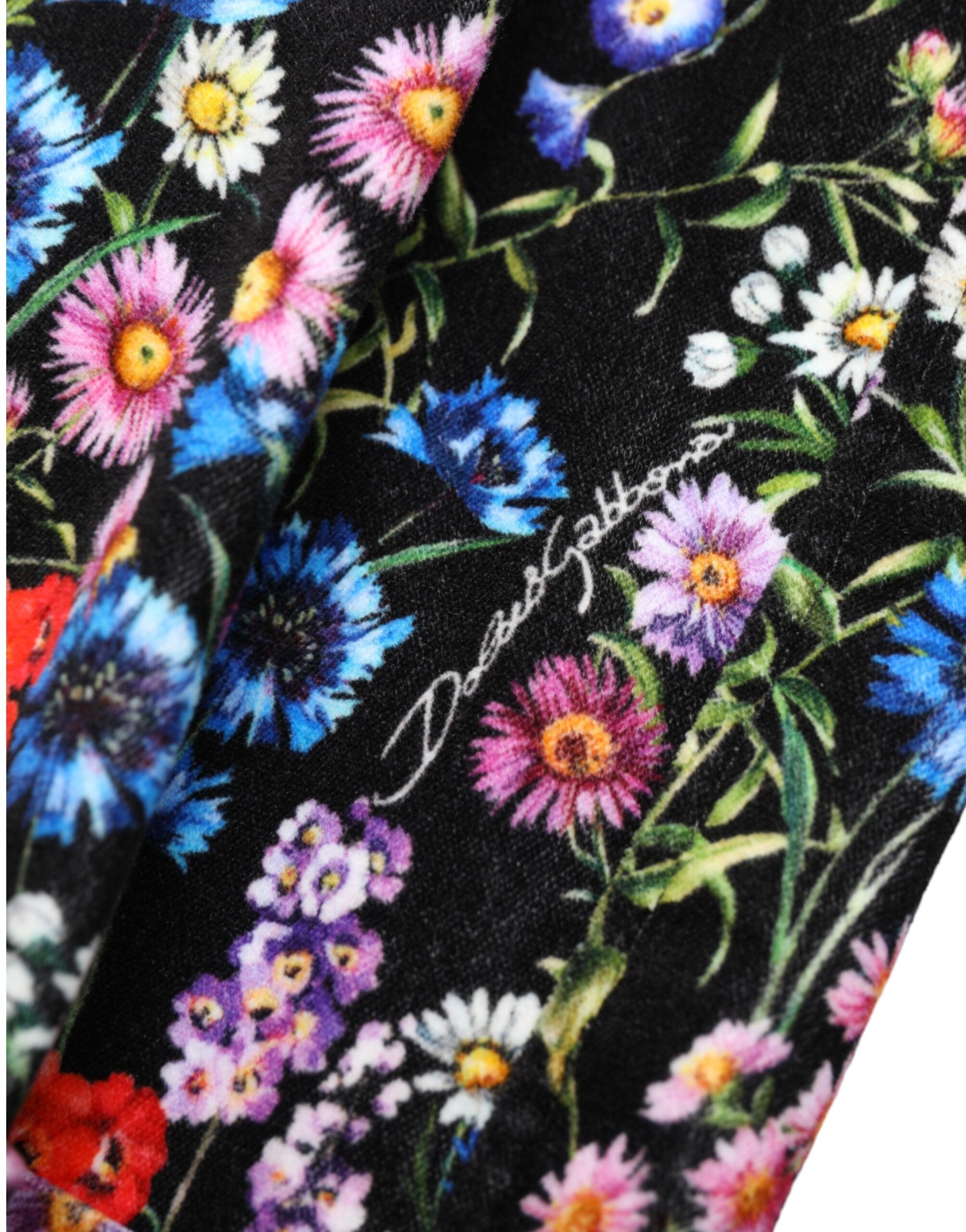Dolce & Gabbana Schicke Hotpants-Shorts mit Blumenmuster und hoher Taille