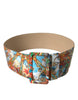Eleganter Taillengürtel aus mehrfarbigem Stoff von Dolce & Gabbana