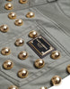 Dolce & Gabbana Emerald High Waist Embellished Shorts