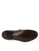 Dolce & Gabbana Zapatos de vestir Derby de rafia marrón con cordones