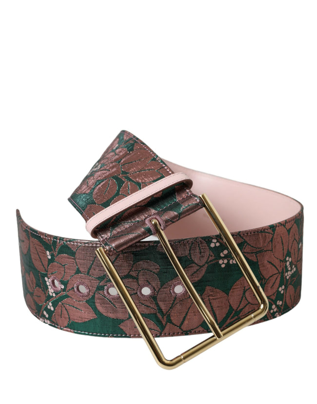 Dolce & Gabbana Mehrfarbiger Statement-Gürtel mit hoher Taille