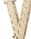 Dolce & Gabbana Elegant Beige Leather Waist Belt