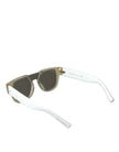 Dolce & Gabbana – Schicke Designer-Sonnenbrille aus Acetat in Weiß