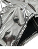 Dolce & Gabbana Silver Elegance Top with Zipper Closure