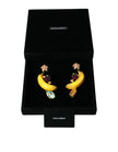 Dolce & Gabbana Schicke, bananenförmige Ohrclips