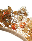 Dolce & Gabbana Multicolor Crystal Sicilian Orange Crown