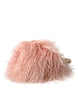 Dolce & Gabbana Elegant Pink Fur Earmuffs - Winter Chic Accessory