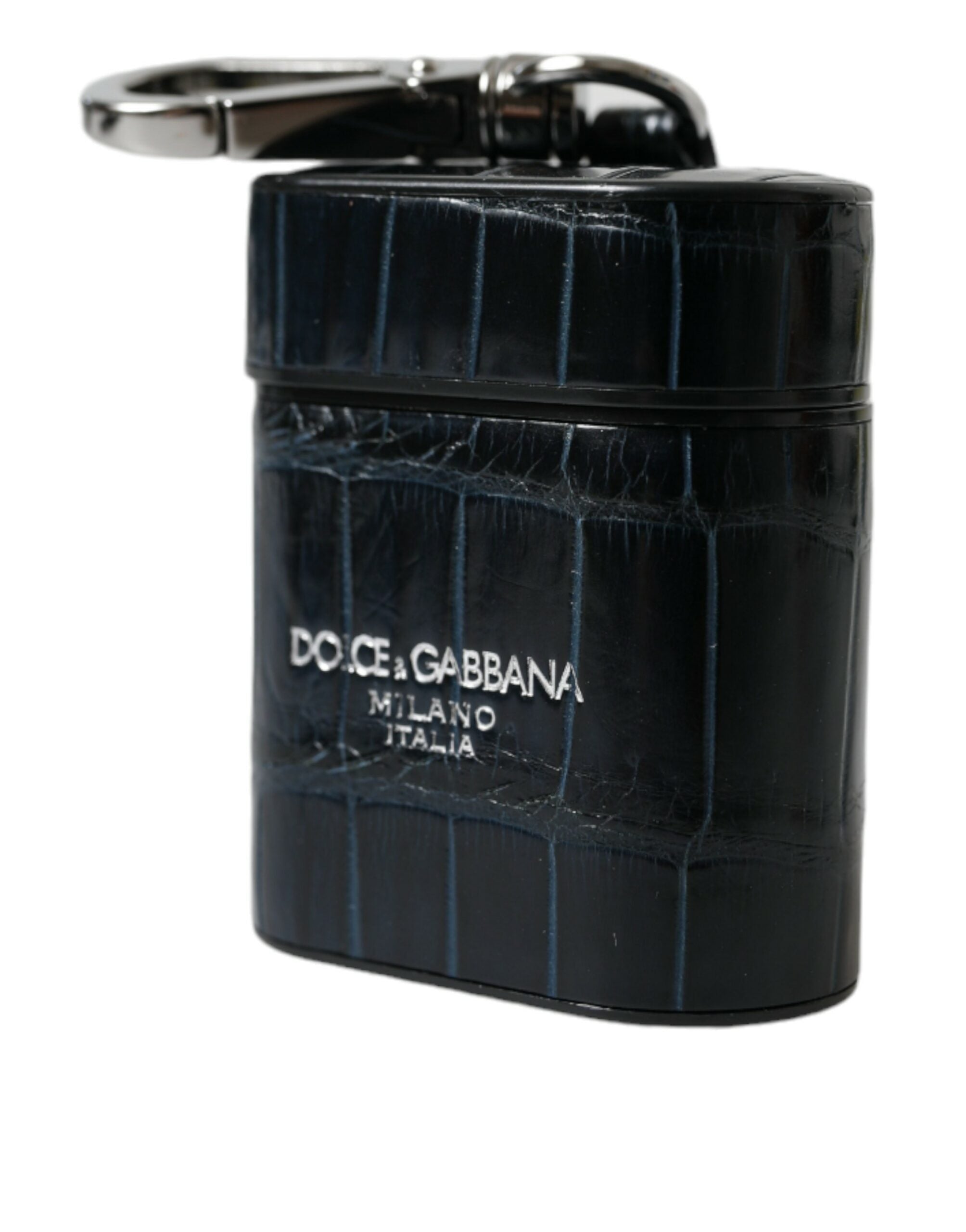 Dolce & Gabbana Schicke Airpods-Hülle aus Krokodilleder
