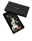 Dolce & Gabbana Eleganter mehrfarbiger Leder-Schlüsselanhänger