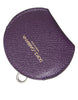 Dolce & Gabbana Elegant Purple Leather Mirror Holder
