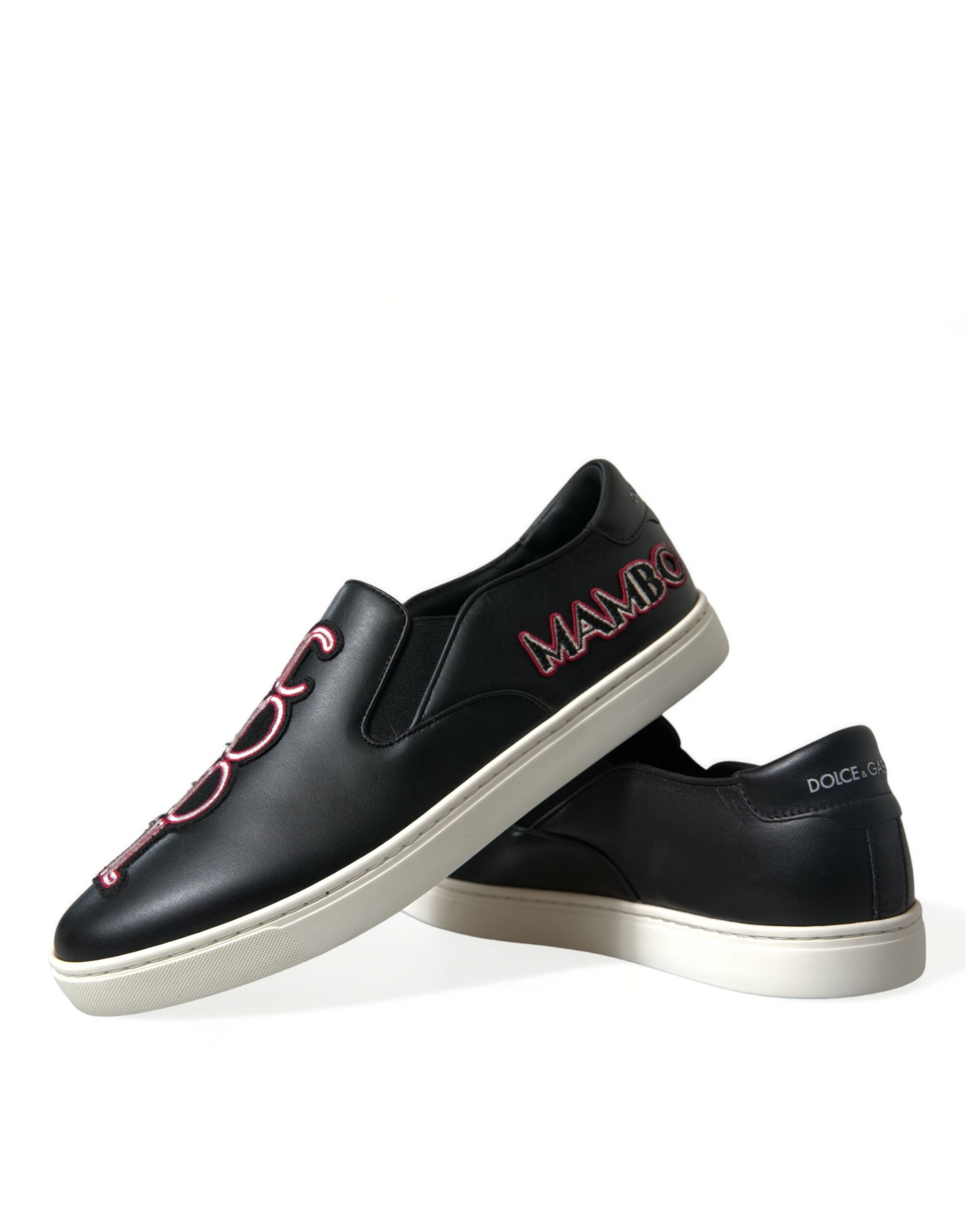 Dolce & Gabbana Elegant Black Slip-On Sneakers