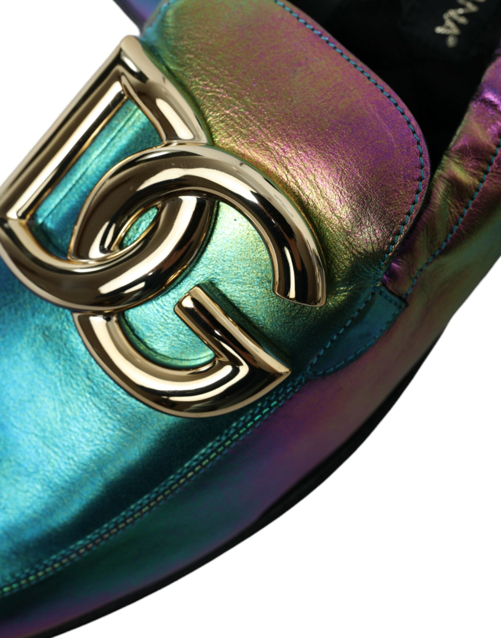 Dolce & Gabbana Elegant Iridescent Loafers for Gents