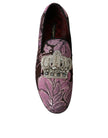 Dolce & Gabbana – Elegante rosa Loafer mit Kristallverzierung