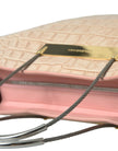 Schicke rosa Einkaufstasche aus Alligatorleder von Balenciaga
