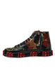 Dolce & Gabbana Chic Multicolor High-Top Sneakers