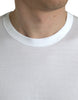 Dolce & Gabbana – Weißes T-Shirt mit Rundhalsausschnitt und kurzen Ärmeln und Logo