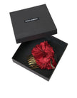 Dolce & Gabbana Red Silk Floral Gold Brass Women Hair Comb
