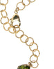 Dolce & Gabbana Gold Brass Link Chain Rose Petal Crystal Pendant Necklace