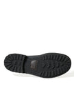 Dolce & Gabbana Zapatos de vestir Derby de piel estable negros SAN PIETRO