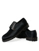 Dolce & Gabbana Elegante Derby-Schuhe aus schwarzem Kalbsfell