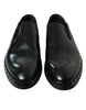Dolce & Gabbana Elegante schwarze Loafer aus Leder mit Nieten