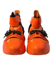 Dolce & Gabbana Orange Breezy High-Top Sneakers Charm