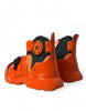 Dolce & Gabbana Orange Breezy High-Top Sneakers Charm